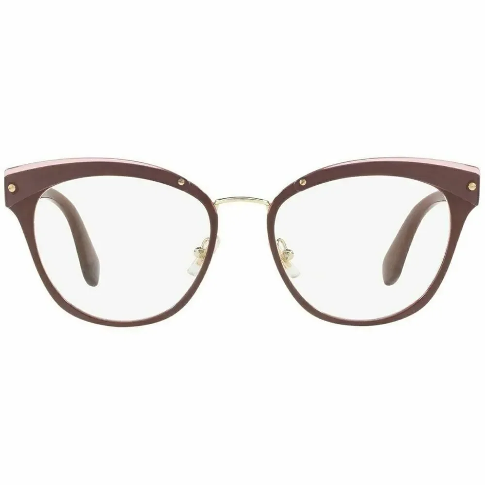 Miu Miu Cat Eye Eyeglasses Garnet W/Demo Lens